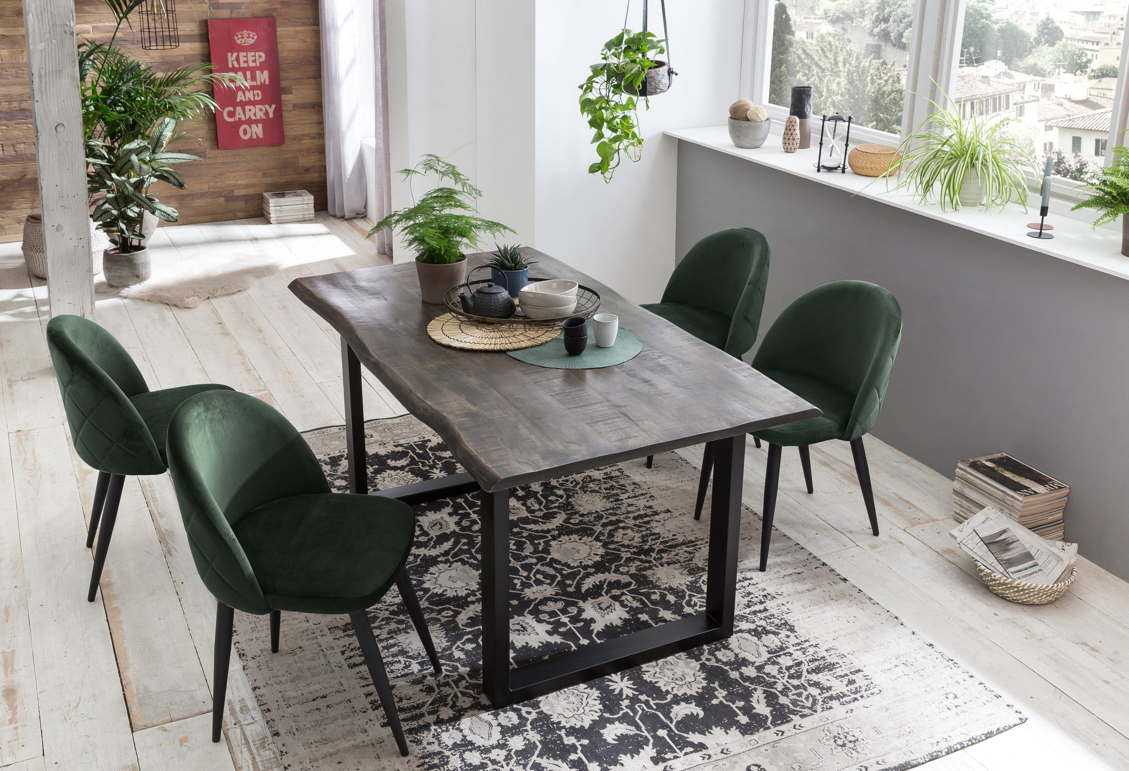 TPFLiving Tisch Mackay 160x85 cm, Mango natur sägerau, Gestell schwarz Platte Mango sägerau, Gestell Stahl Platte natur, Gestell schwarz lackiert TPFLiving Tisch Mackay 160x85 cm, Mango natur sägerau, Gestell schwarz Platte Mango sägerau, Gestell Stahl Platte natur, Gestell schwarz lackiert