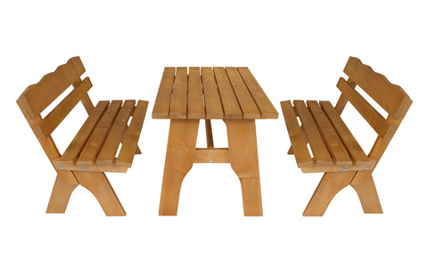 TPFGarden 3-teilige Garnitur DRIEBURG aus Kiefer massiv TPFGarden 3-teilige Garnitur DRIEBURG aus Kiefer massiv