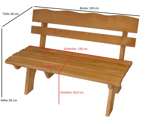 TPFGarden 3-teilige Garnitur DRIEBURG aus Kiefer massiv TPFGarden 3-teilige Garnitur DRIEBURG aus Kiefer massiv