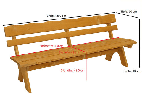 TPFGarden 3-teilige Garnitur DRIEBURG aus Kiefer massiv TPFGarden 3-teilige Garnitur DRIEBURG aus Kiefer massiv