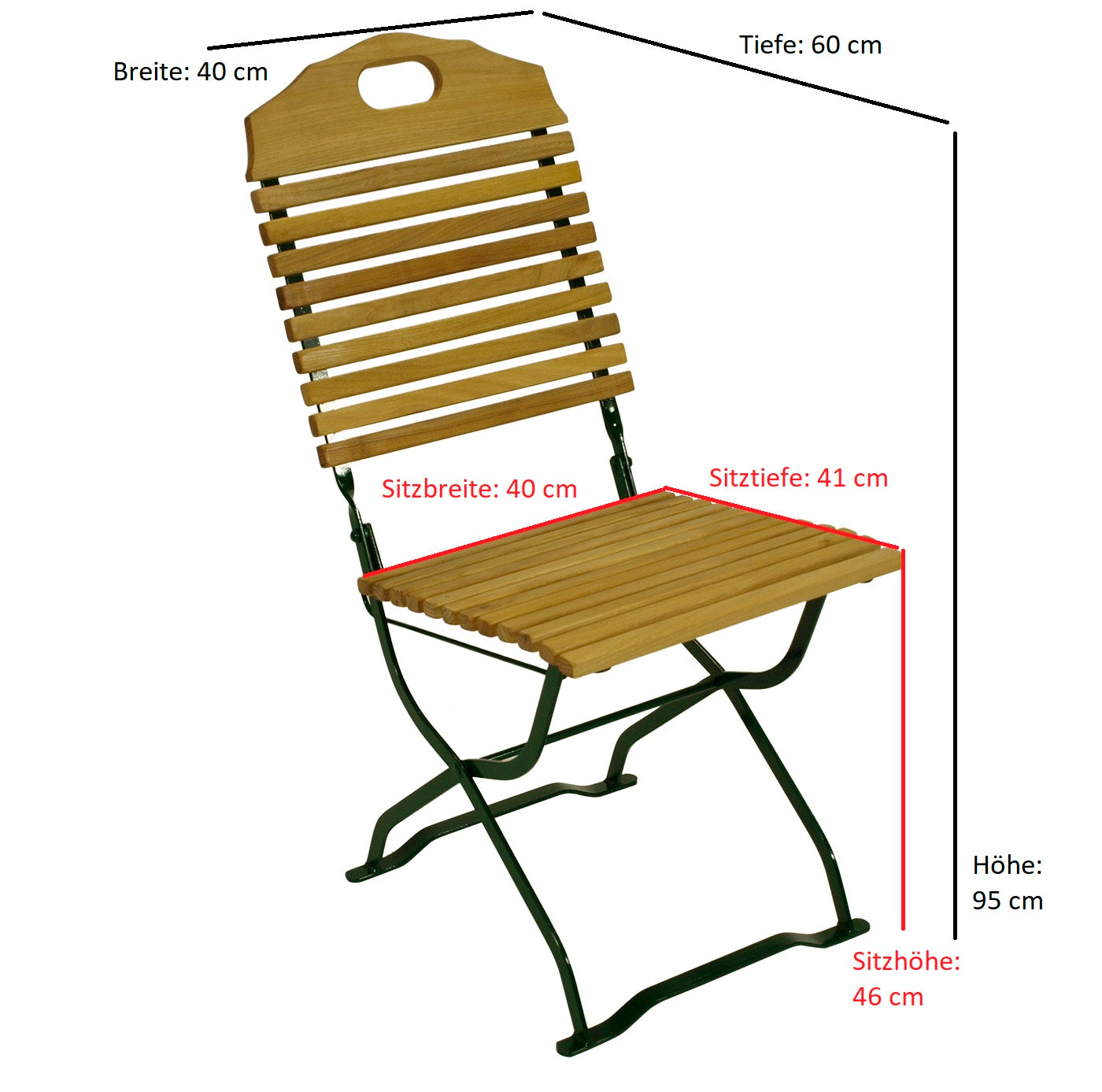 TPFGarden® Kurgarten Klappgarnitur BAD BELZIG 3-teilig aus Robinienholz, Stahlgestell Grün TPFGarden® Kurgarten Klappgarnitur BAD BELZIG 3-teilig aus Robinienholz, Stahlgestell Grün