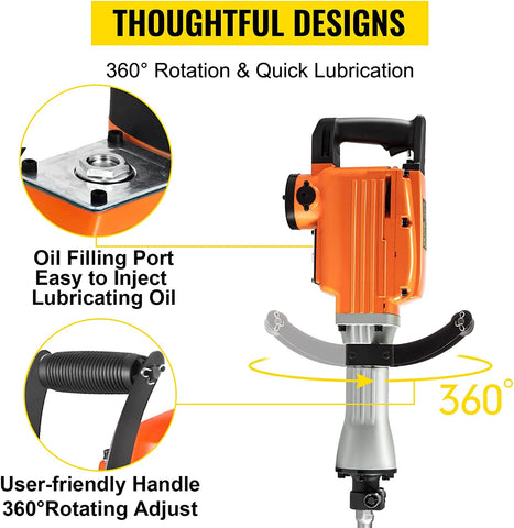 VEVOR Elektro-Abbruchhammer Hochleistungs Betonbrecher verschiedene Leistungen VEVOR Elektro-Abbruchhammer Hochleistungs Betonbrecher verschiedene Leistungen