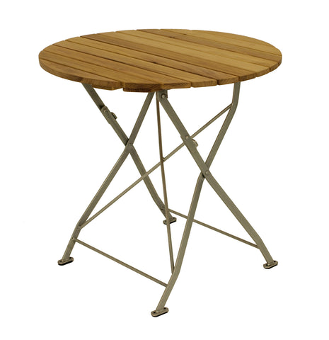 TPFGarden® Klapptisch BAD BELZIG aus Robinienholz 77 cm rund, Stahlgestell Verzinkt TPFGarden® Klapptisch BAD BELZIG aus Robinienholz 77 cm rund, Stahlgestell Verzinkt