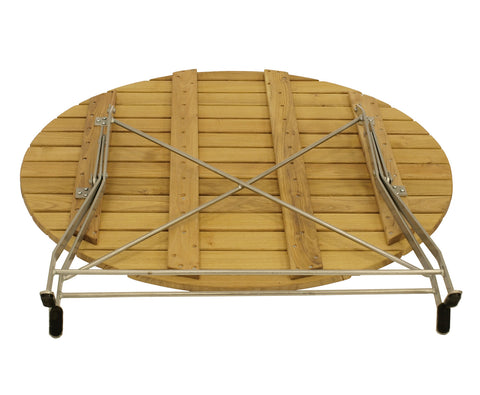 TPFGarden® Klapptisch BAD BELZIG aus Robinienholz 100 cm rund, Stahlgestell Verzinkt TPFGarden® Klapptisch BAD BELZIG aus Robinienholz 100 cm rund, Stahlgestell Verzinkt