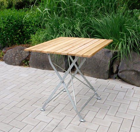 TPFGarden® Klapptisch BAD BELZIG aus Robinienholz 70x70 cm, Stahlgestell Verzinkt TPFGarden® Klapptisch BAD BELZIG aus Robinienholz 70x70 cm, Stahlgestell Verzinkt