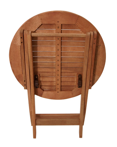 TPFGarden Klapptisch SIDNEY 65cm rund aus Eukalyptusholz TPFGarden Klapptisch SIDNEY 65cm rund aus Eukalyptusholz