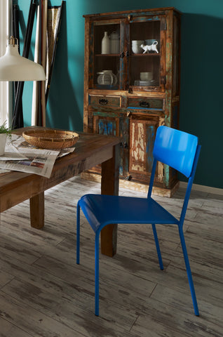 TPFLiving Vitrine Douglas Altholz mit starken Gebrauchsspuren, lackiert bunt TPFLiving Vitrine Douglas Altholz mit starken Gebrauchsspuren, lackiert bunt