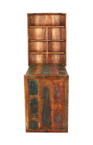 TPFLiving Cordowa Klapptisch mit 2 Hockern Altholz mit starken Gebrauchsspuren, lackiert bunt TPFLiving Cordowa Klapptisch mit 2 Hockern Altholz mit starken Gebrauchsspuren, lackiert bunt