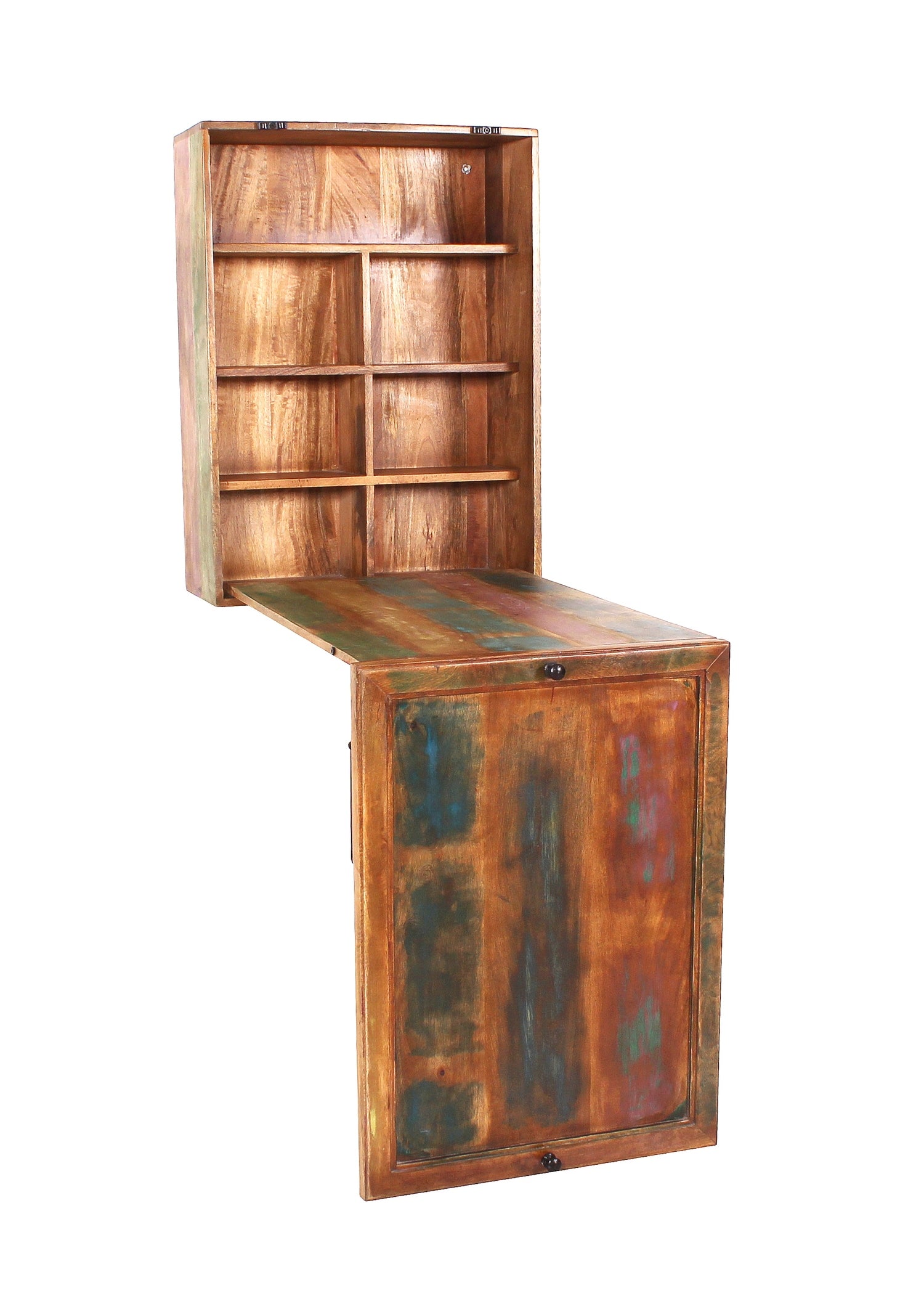 TPFLiving Cordowa Klapptisch mit 2 Hockern Altholz mit starken Gebrauchsspuren, lackiert bunt TPFLiving Cordowa Klapptisch mit 2 Hockern Altholz mit starken Gebrauchsspuren, lackiert bunt