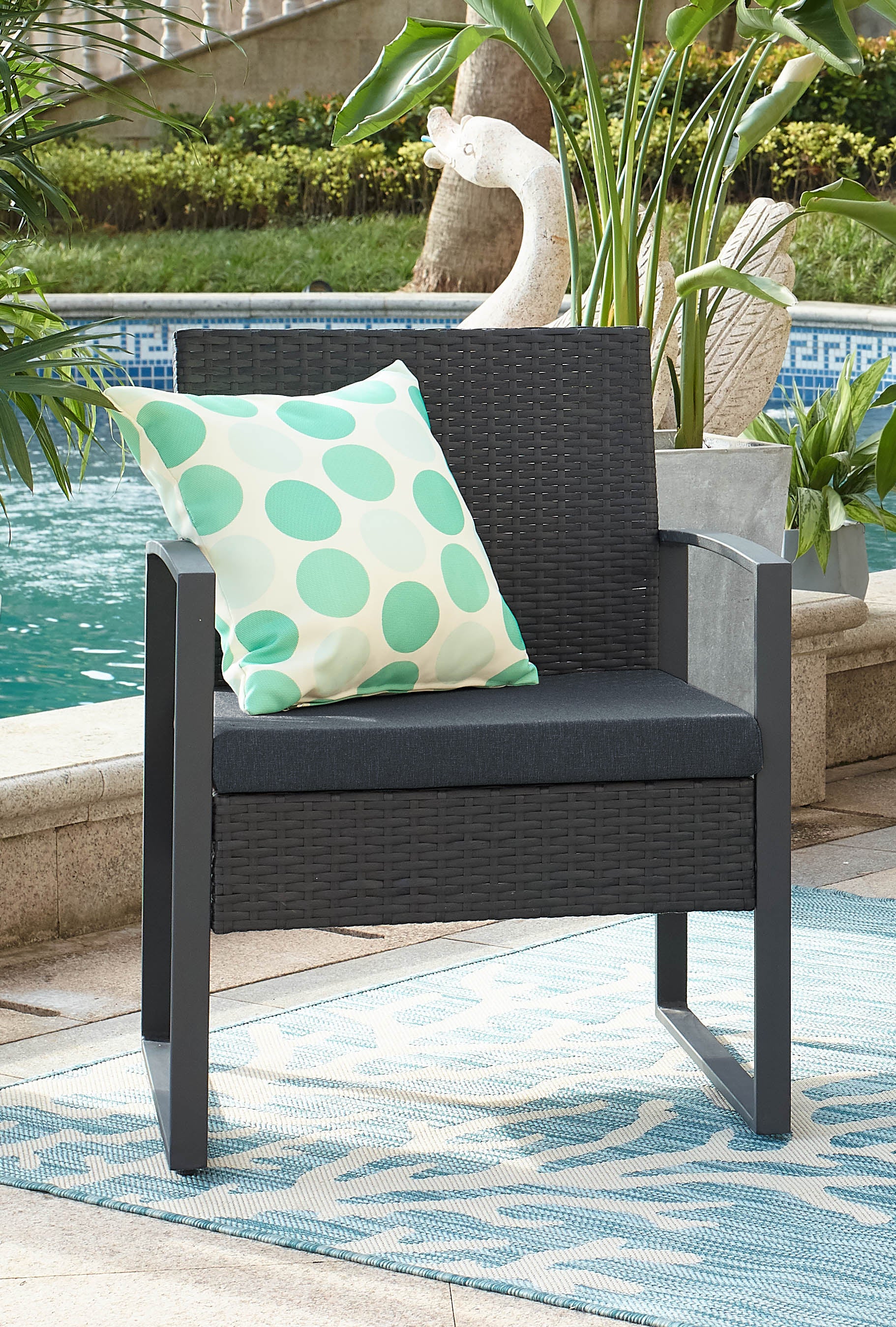 TPFGarden Sitzgruppe ARTANO 2 Stühle, 2 Sitzkissen, 1 Beistelltisch TPFGarden Sitzgruppe ARTANO 2 Stühle, 2 Sitzkissen, 1 Beistelltisch