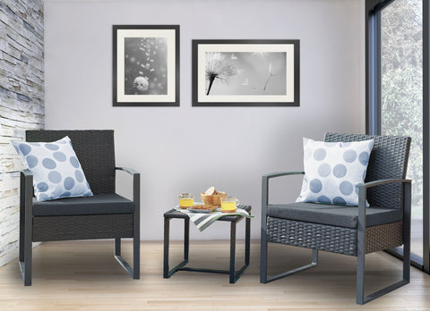 TPFGarden Sitzgruppe ARTANO 2 Stühle, 2 Sitzkissen, 1 Beistelltisch TPFGarden Sitzgruppe ARTANO 2 Stühle, 2 Sitzkissen, 1 Beistelltisch