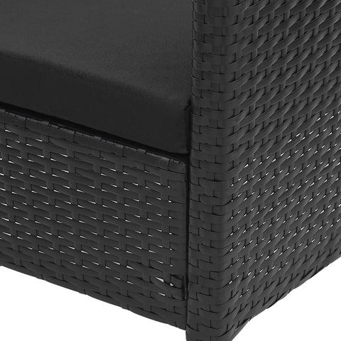 TPFGarden Sitzgruppe Mubi 2 Sessel, 2 Sitzkissen, 1 Tisch, Schwarz oder Braun TPFGarden Sitzgruppe Mubi 2 Sessel, 2 Sitzkissen, 1 Tisch, Schwarz oder Braun