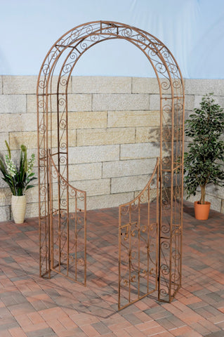 TPFGarden Rosenbogen Shinay mit Tor TPFGarden Rosenbogen Shinay mit Tor