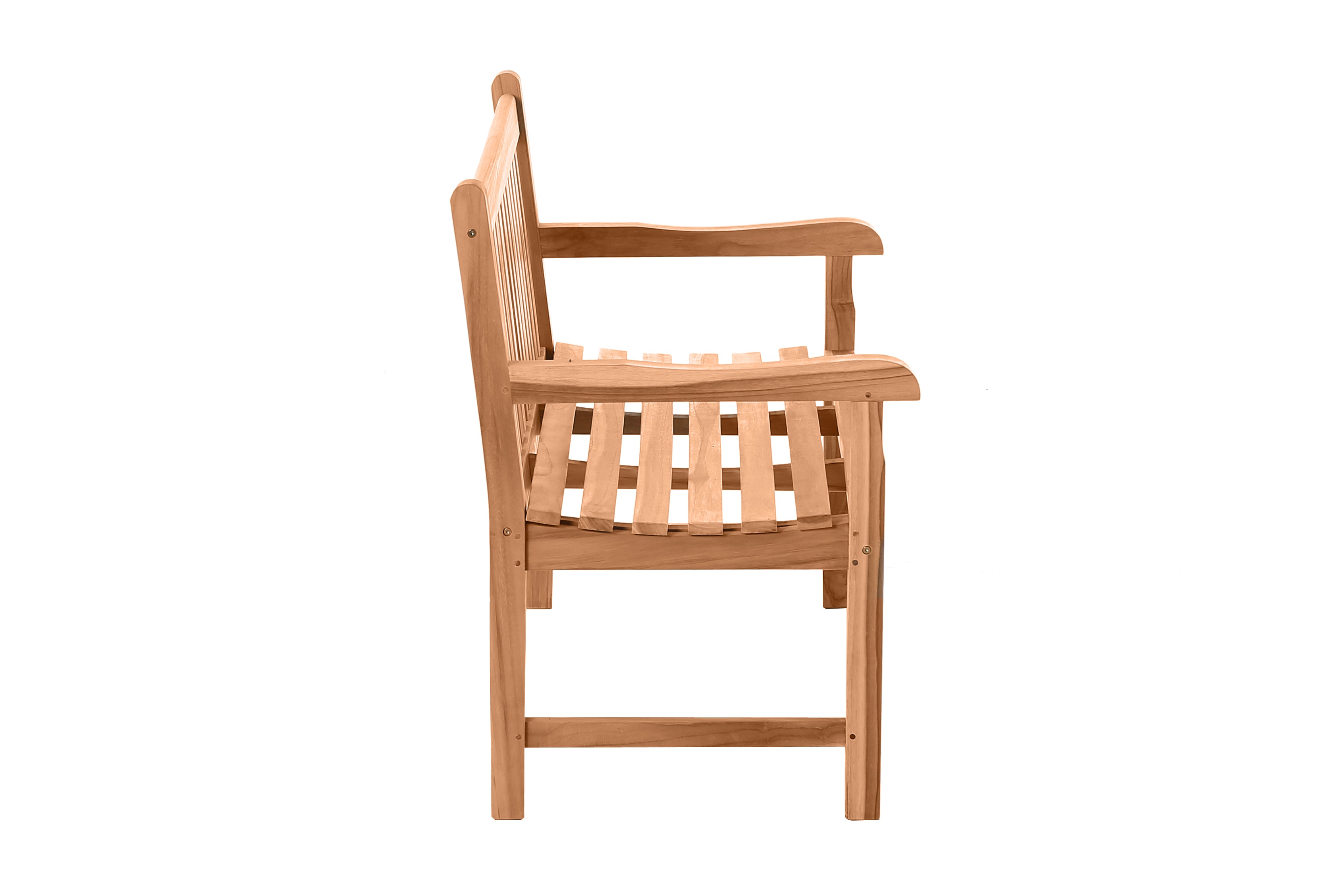 TPFGarden Gartenbank Teaka 2-Sitzer mit Rücken- und Armlehne, 120 cm,Teakholz TPFGarden Gartenbank Teaka 2-Sitzer mit Rücken- und Armlehne, 120 cm,Teakholz