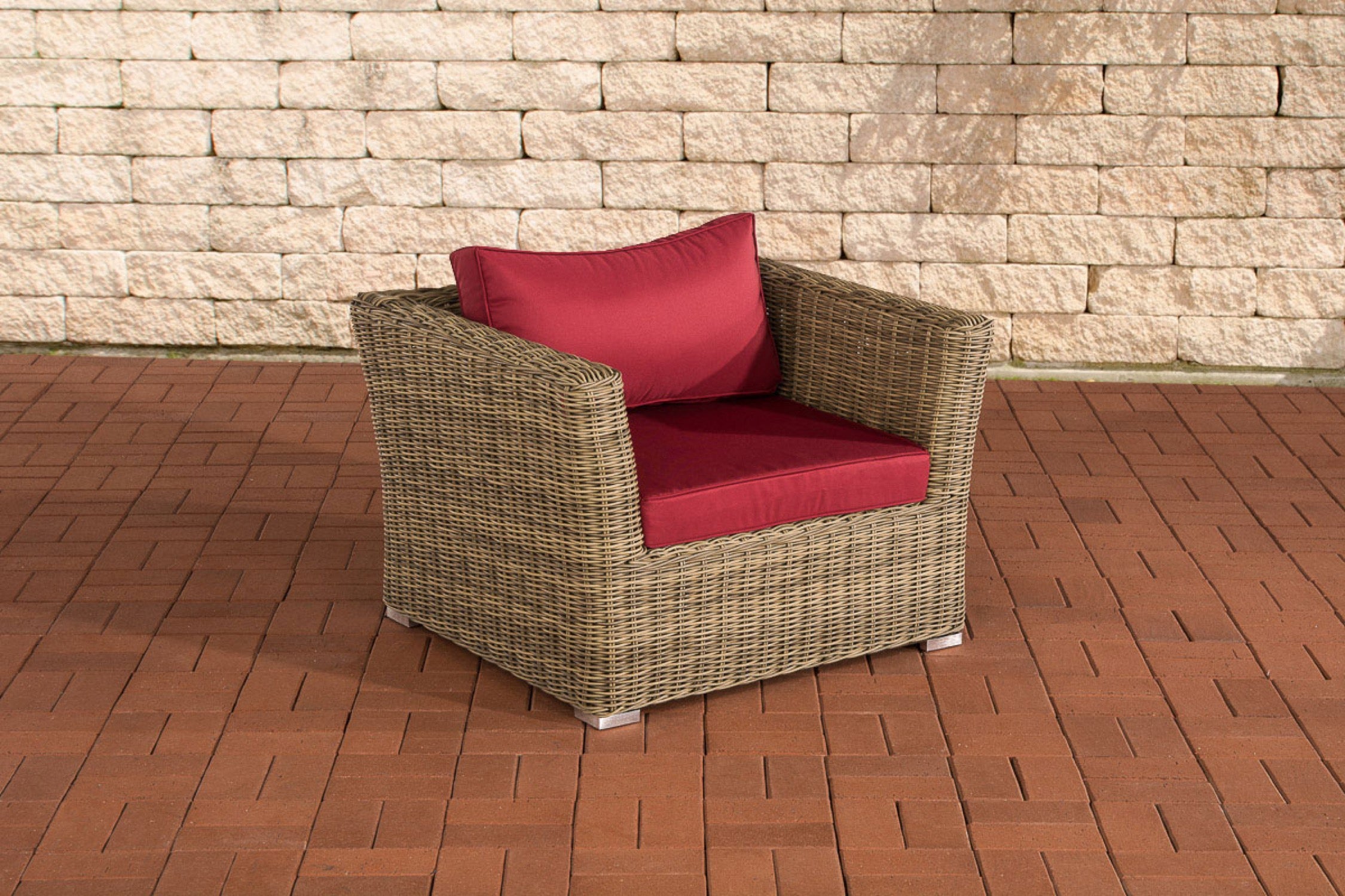 TPFGarden Sessel Mandy Rubinrot TPFGarden Sessel Mandy Rubinrot