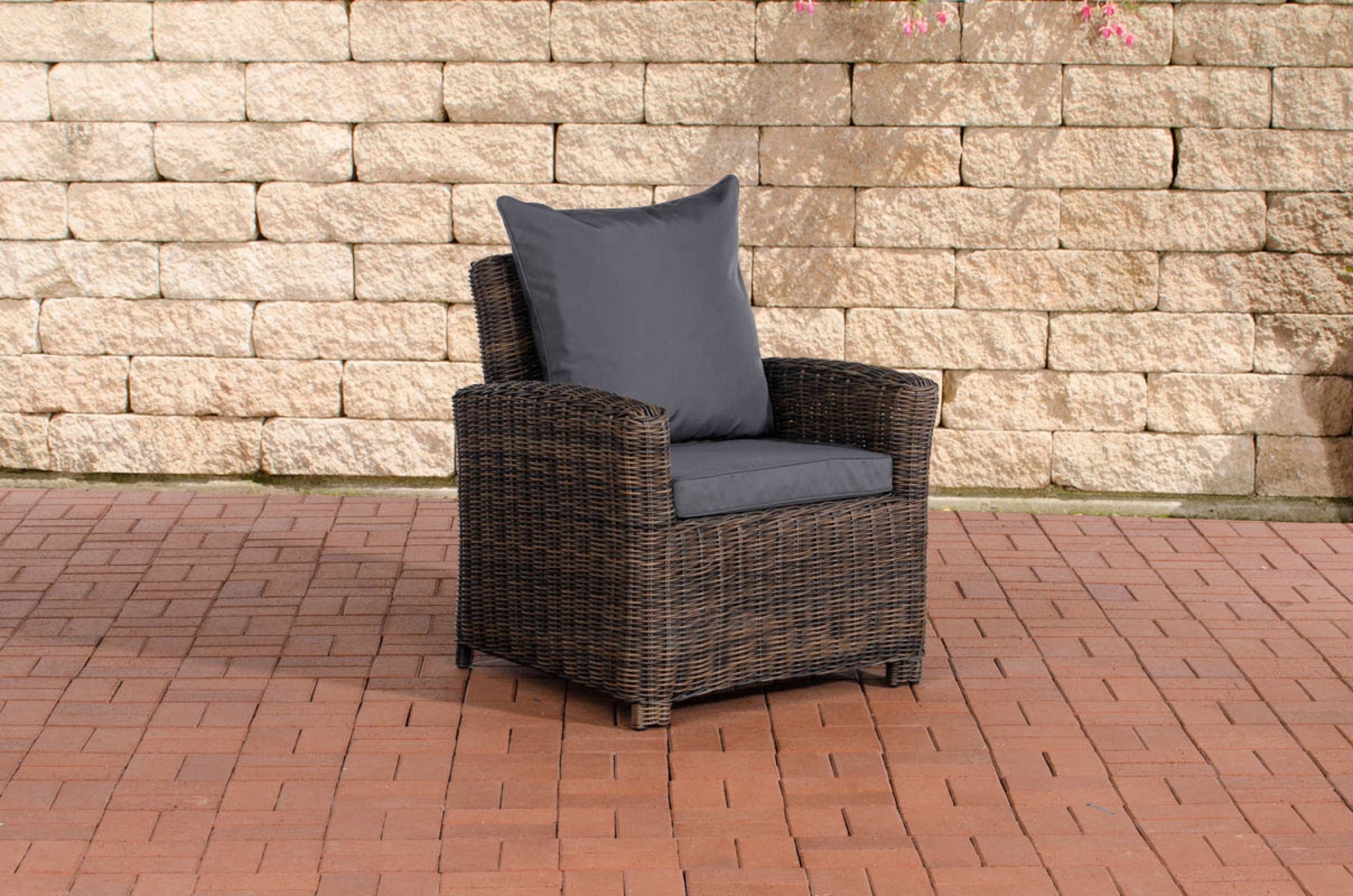 TPFGarden Sessel Fino Eisengrau 5mm TPFGarden Sessel Fino Eisengrau 5mm