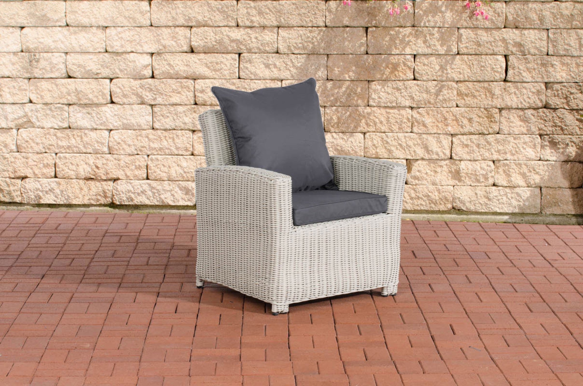 TPFGarden Sessel Fino Eisengrau 5mm TPFGarden Sessel Fino Eisengrau 5mm