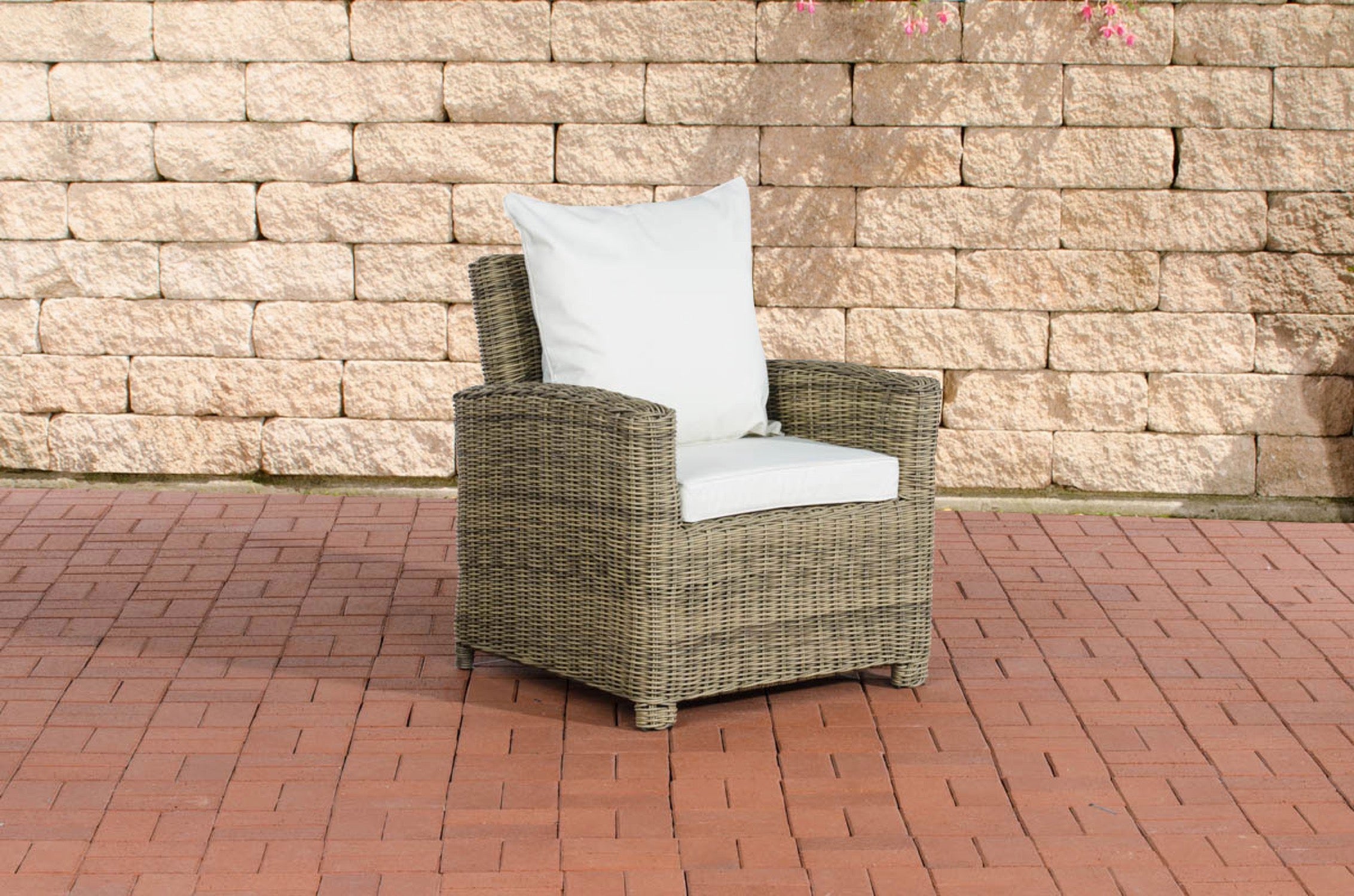 TPFGarden Sessel Fino Cremeweiss 5mm TPFGarden Sessel Fino Cremeweiss 5mm