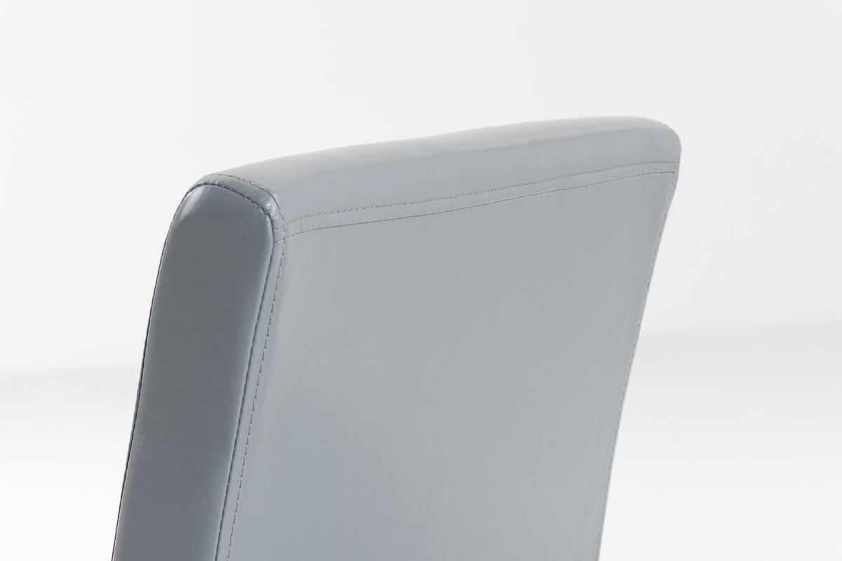 TPFLiving Esszimmerstuhl Ines Kunstleder Gestell Holz Dunkelbraun TPFLiving Esszimmerstuhl Ines Kunstleder Gestell Holz Dunkelbraun