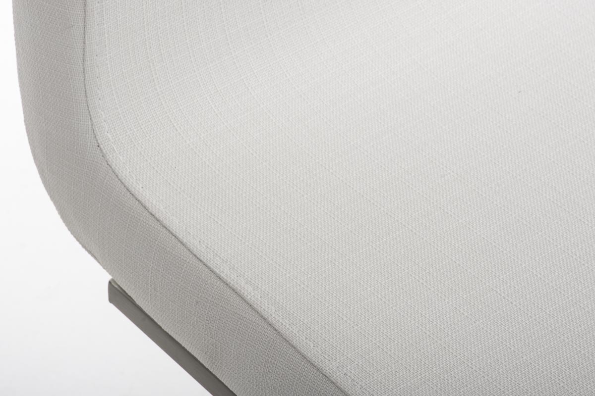 TPFLiving Esszimmerstuhl Belfast Stoff Freischwinger Gestell Edelstahl TPFLiving Esszimmerstuhl Belfast Stoff Freischwinger Gestell Edelstahl