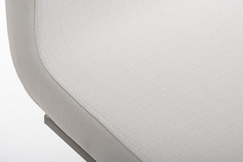 TPFLiving Esszimmerstuhl Belfast Stoff Freischwinger Gestell Edelstahl TPFLiving Esszimmerstuhl Belfast Stoff Freischwinger Gestell Edelstahl