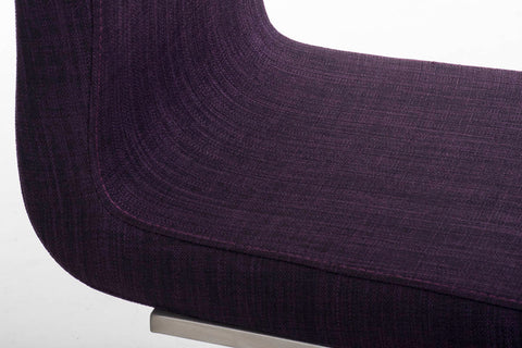 TPFLiving Esszimmerstuhl Belfast Stoff Freischwinger Gestell Edelstahl TPFLiving Esszimmerstuhl Belfast Stoff Freischwinger Gestell Edelstahl