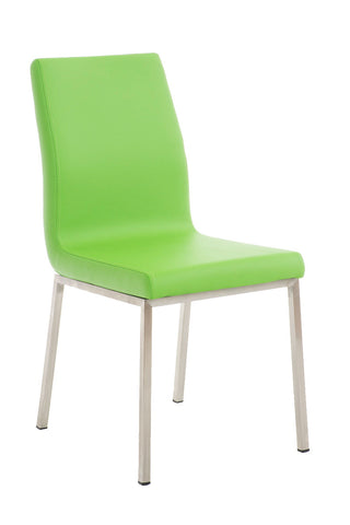 TPFLiving Esszimmerstuhl Colle Kunstleder Gestell Edelstahl gebürstet TPFLiving Esszimmerstuhl Colle Kunstleder Gestell Edelstahl gebürstet