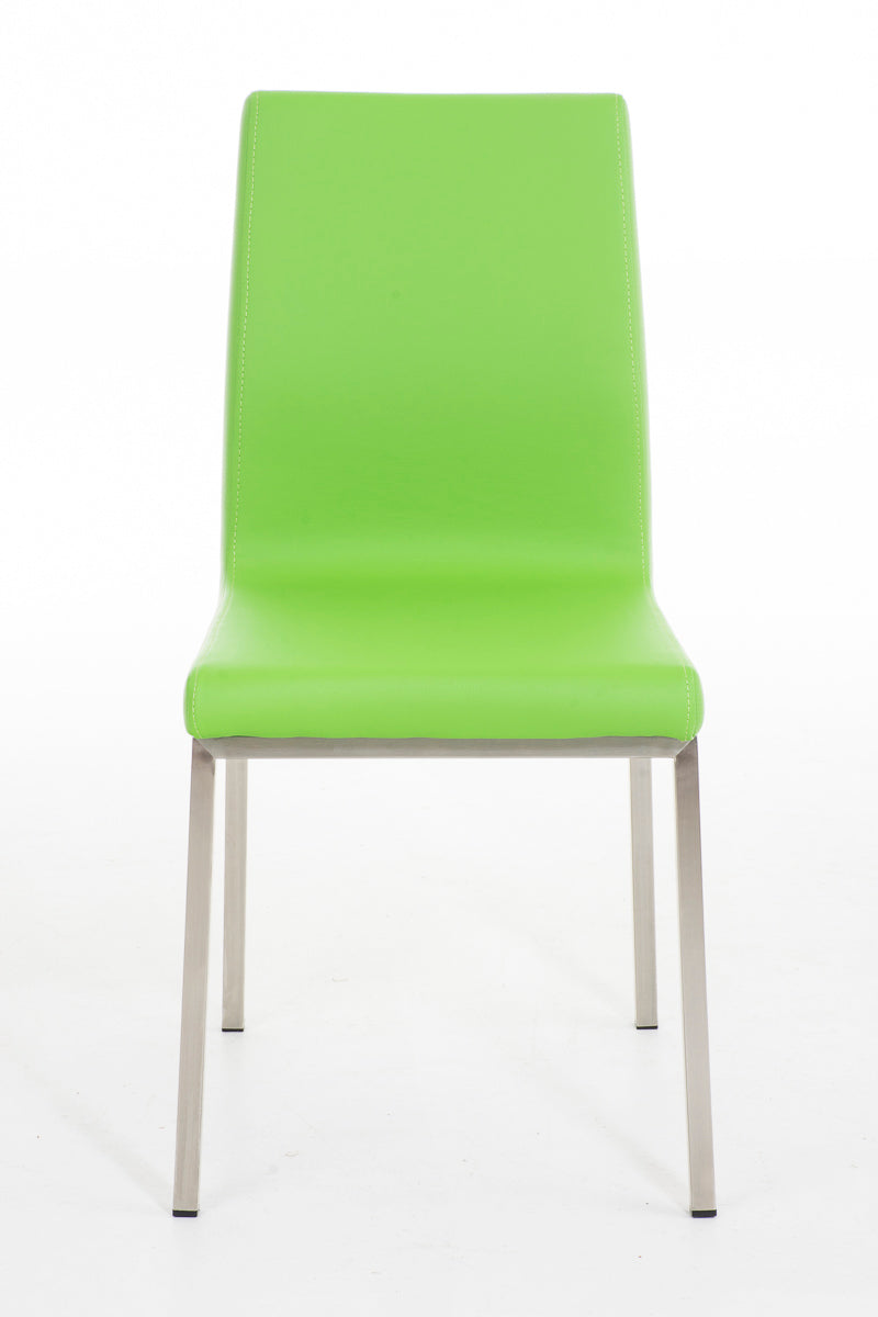 TPFLiving Esszimmerstuhl Colle Kunstleder Gestell Edelstahl gebürstet TPFLiving Esszimmerstuhl Colle Kunstleder Gestell Edelstahl gebürstet