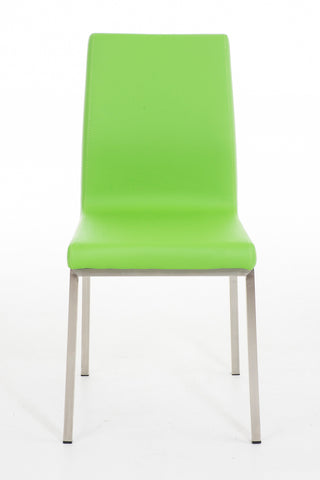 TPFLiving Esszimmerstuhl Colle Kunstleder Gestell Edelstahl gebürstet TPFLiving Esszimmerstuhl Colle Kunstleder Gestell Edelstahl gebürstet