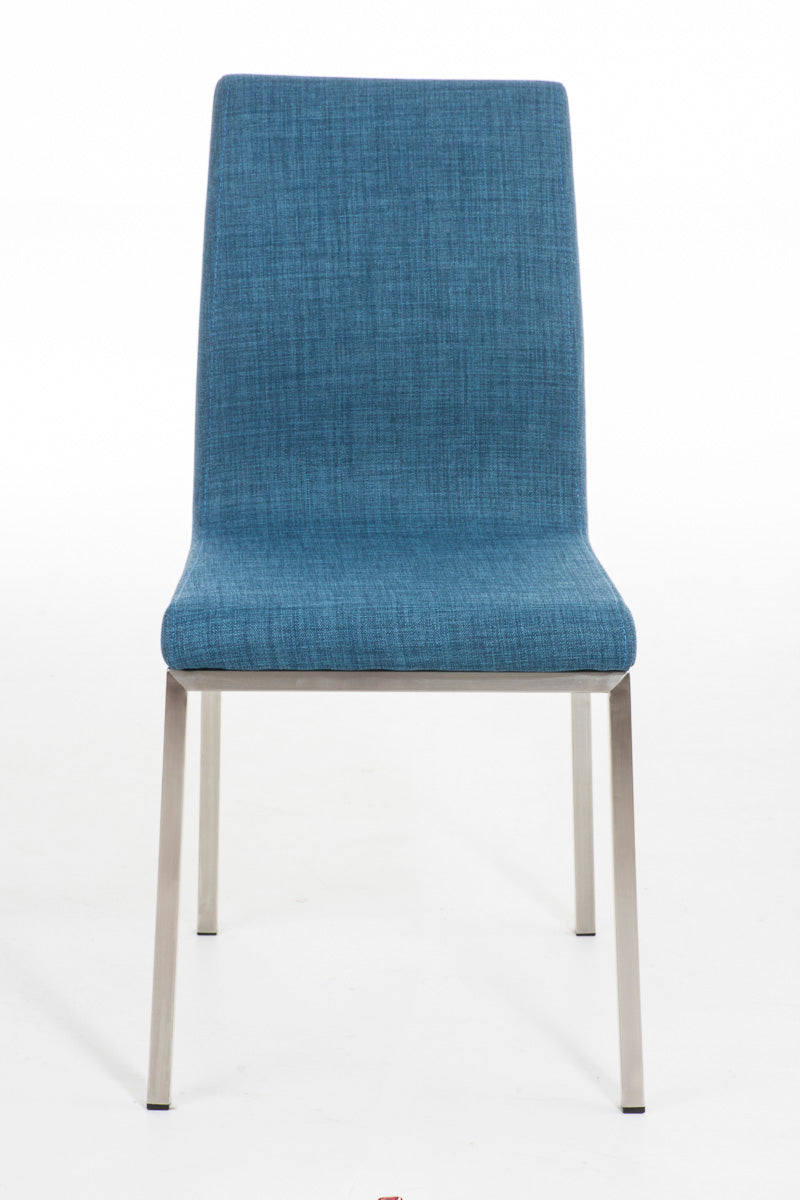 TPFLiving Esszimmerstuhl Colle Stoff Gestell Edelstahl gebürstet TPFLiving Esszimmerstuhl Colle Stoff Gestell Edelstahl gebürstet