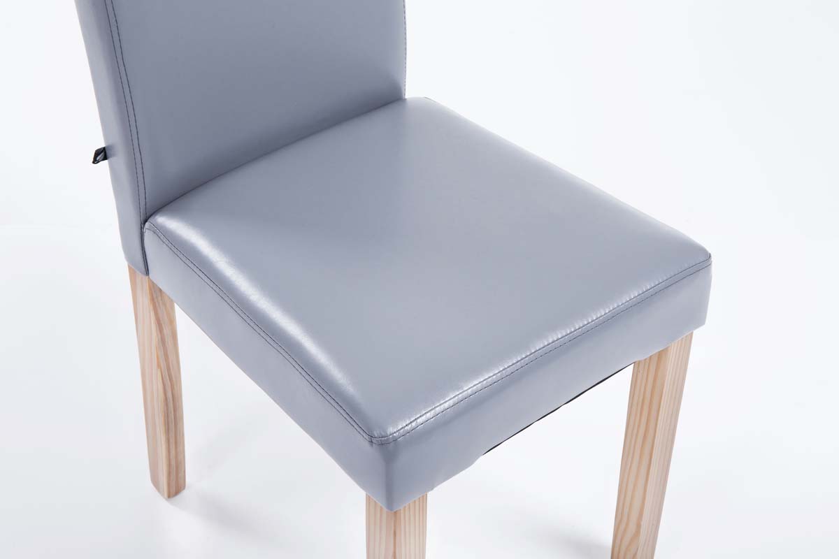 TPFLiving Esszimmerstuhl Ines Kunstleder Gestell Holz Natura TPFLiving Esszimmerstuhl Ines Kunstleder Gestell Holz Natura