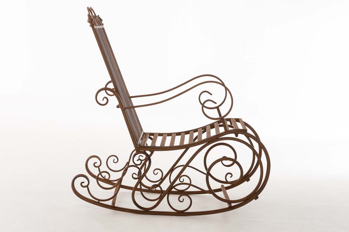 TPFLiving Schaukelstuhl Smilla - Gestell Eisen antik TPFLiving Schaukelstuhl Smilla - Gestell Eisen antik