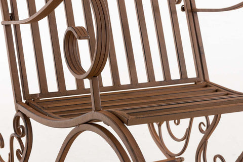 TPFLiving Schaukelstuhl Smilla - Gestell Eisen antik TPFLiving Schaukelstuhl Smilla - Gestell Eisen antik