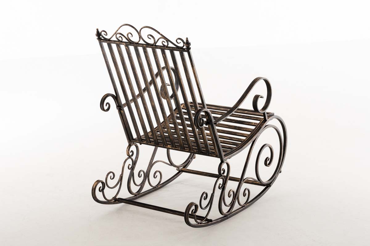 TPFLiving Schaukelstuhl Smilla - Gestell Eisen antik TPFLiving Schaukelstuhl Smilla - Gestell Eisen antik