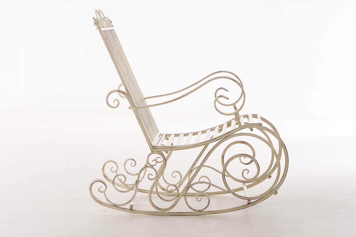 TPFLiving Schaukelstuhl Smilla - Gestell Eisen antik TPFLiving Schaukelstuhl Smilla - Gestell Eisen antik