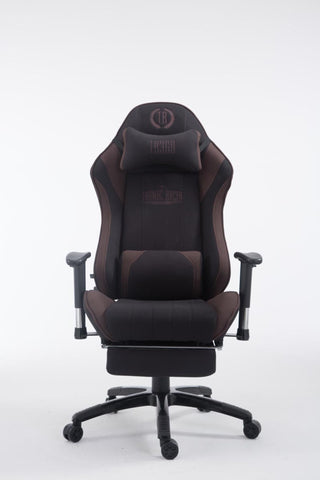 TPFLiving Racing Bürostuhl Shiva Stoff mit Fußablage TPFLiving Racing Bürostuhl Shiva Stoff mit Fußablage