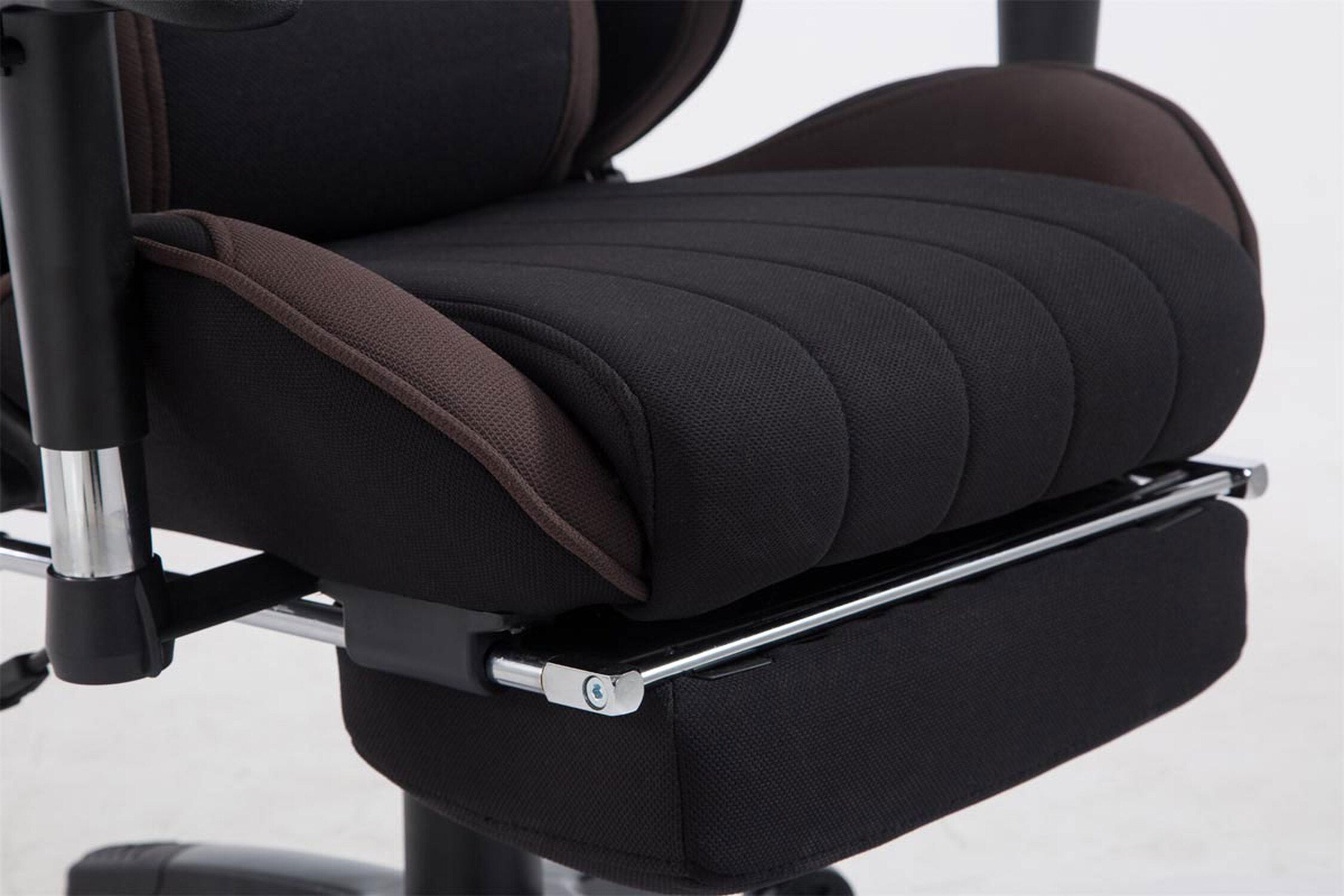 TPFLiving Racing Bürostuhl Shiva Stoff mit Fußablage TPFLiving Racing Bürostuhl Shiva Stoff mit Fußablage