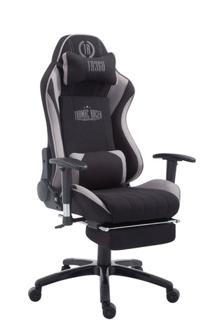 TPFLiving Racing Bürostuhl Shiva Stoff mit Fußablage TPFLiving Racing Bürostuhl Shiva Stoff mit Fußablage