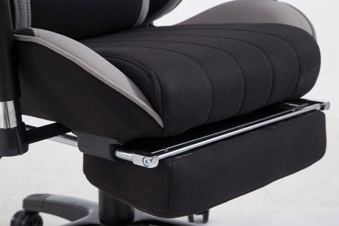 TPFLiving Racing Bürostuhl Shiva Stoff mit Fußablage TPFLiving Racing Bürostuhl Shiva Stoff mit Fußablage