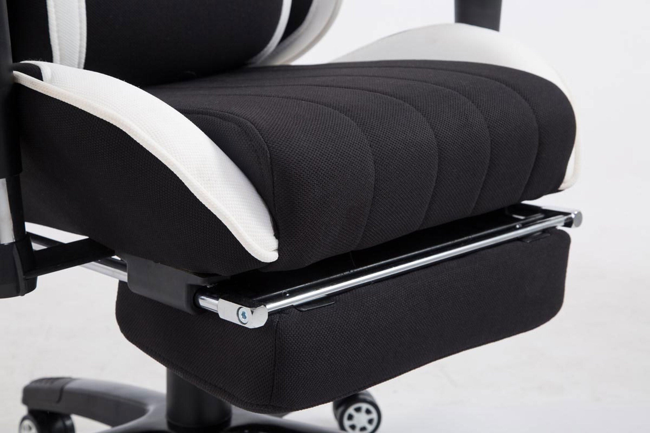 TPFLiving Racing Bürostuhl Shiva Stoff mit Fußablage TPFLiving Racing Bürostuhl Shiva Stoff mit Fußablage