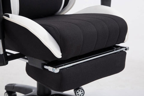 TPFLiving Racing Bürostuhl Shiva Stoff mit Fußablage TPFLiving Racing Bürostuhl Shiva Stoff mit Fußablage