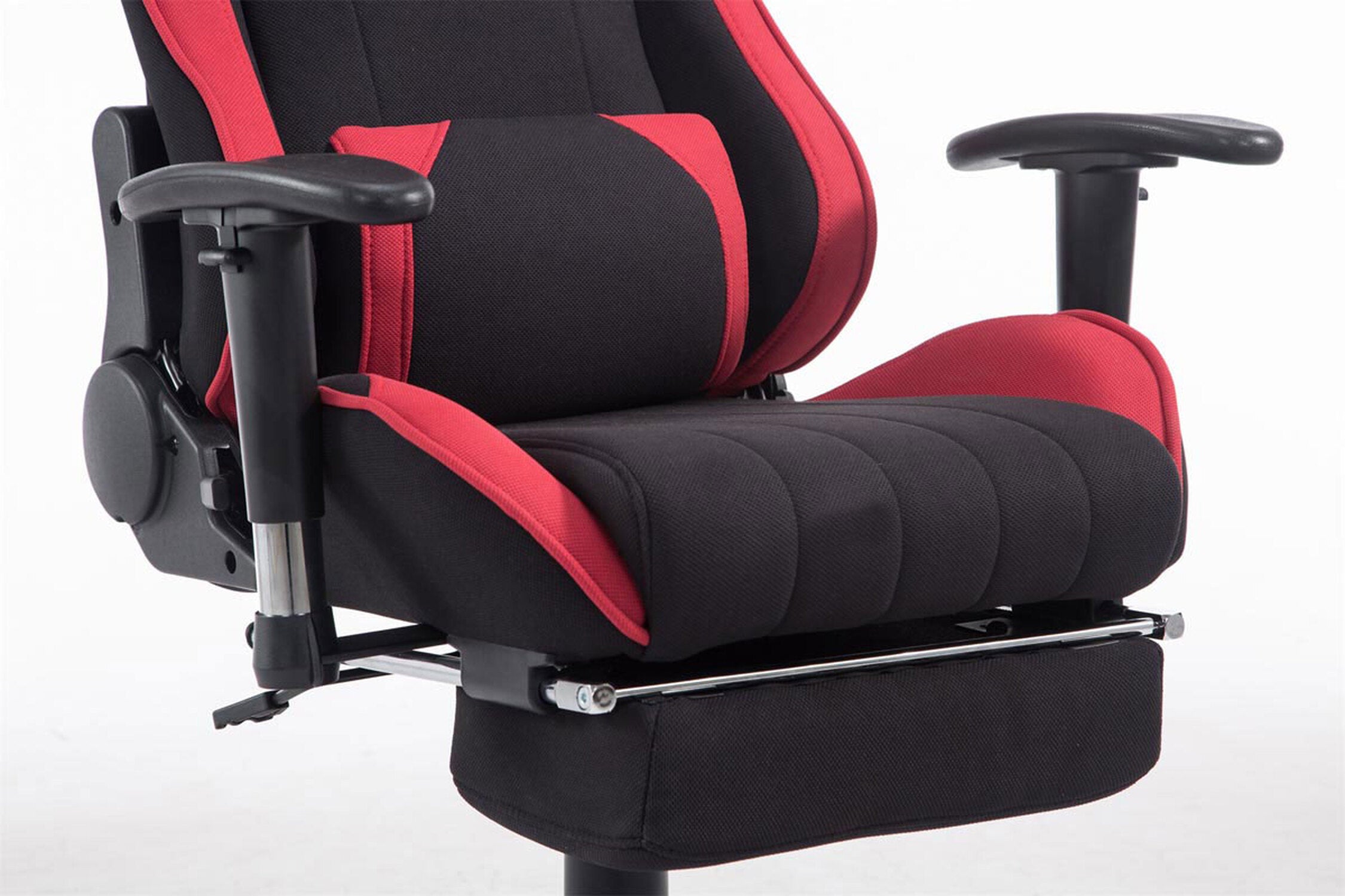 TPFLiving Racing Bürostuhl Shiva Stoff mit Fußablage TPFLiving Racing Bürostuhl Shiva Stoff mit Fußablage