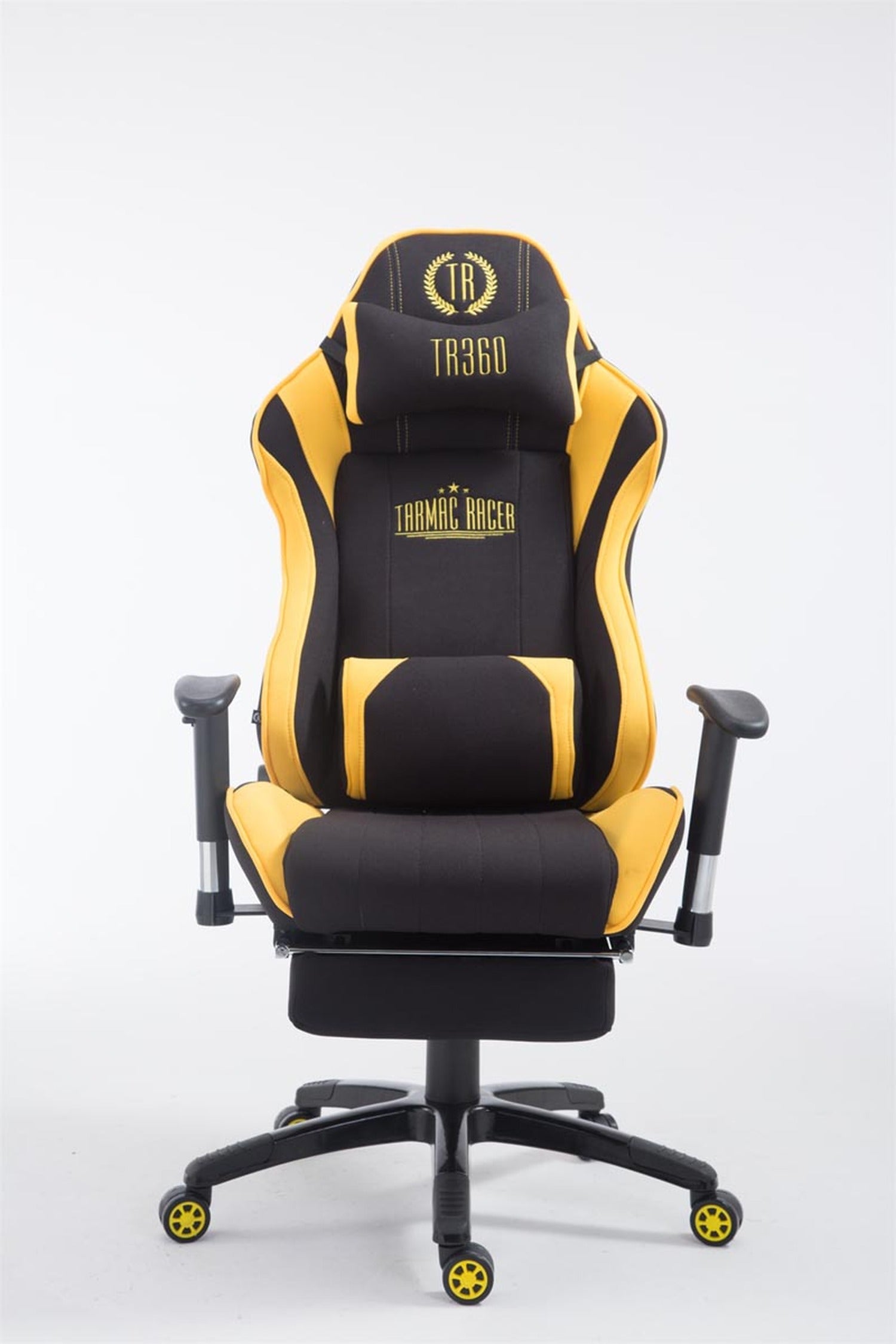 TPFLiving Racing Bürostuhl Shiva Stoff mit Fußablage TPFLiving Racing Bürostuhl Shiva Stoff mit Fußablage