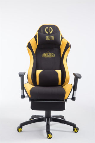 TPFLiving Racing Bürostuhl Shiva Stoff mit Fußablage TPFLiving Racing Bürostuhl Shiva Stoff mit Fußablage