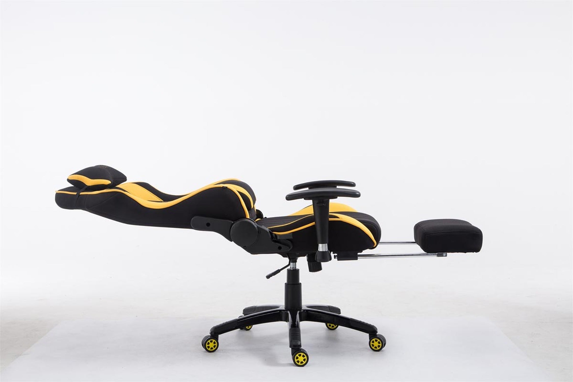 TPFLiving Racing Bürostuhl Shiva Stoff mit Fußablage TPFLiving Racing Bürostuhl Shiva Stoff mit Fußablage