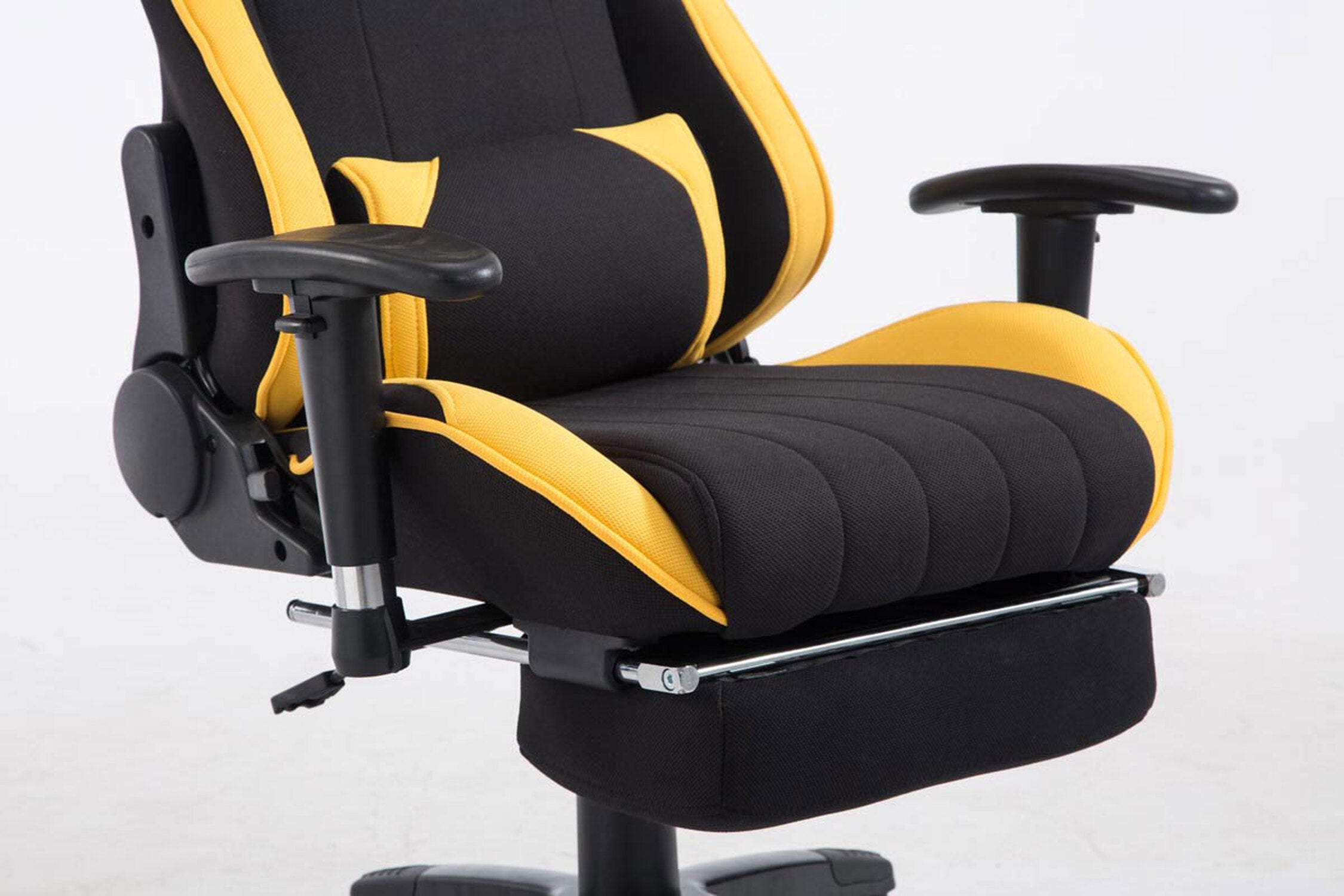 TPFLiving Racing Bürostuhl Shiva Stoff mit Fußablage TPFLiving Racing Bürostuhl Shiva Stoff mit Fußablage