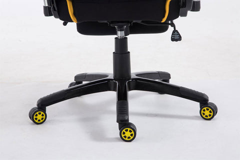 TPFLiving Racing Bürostuhl Shiva Stoff mit Fußablage TPFLiving Racing Bürostuhl Shiva Stoff mit Fußablage