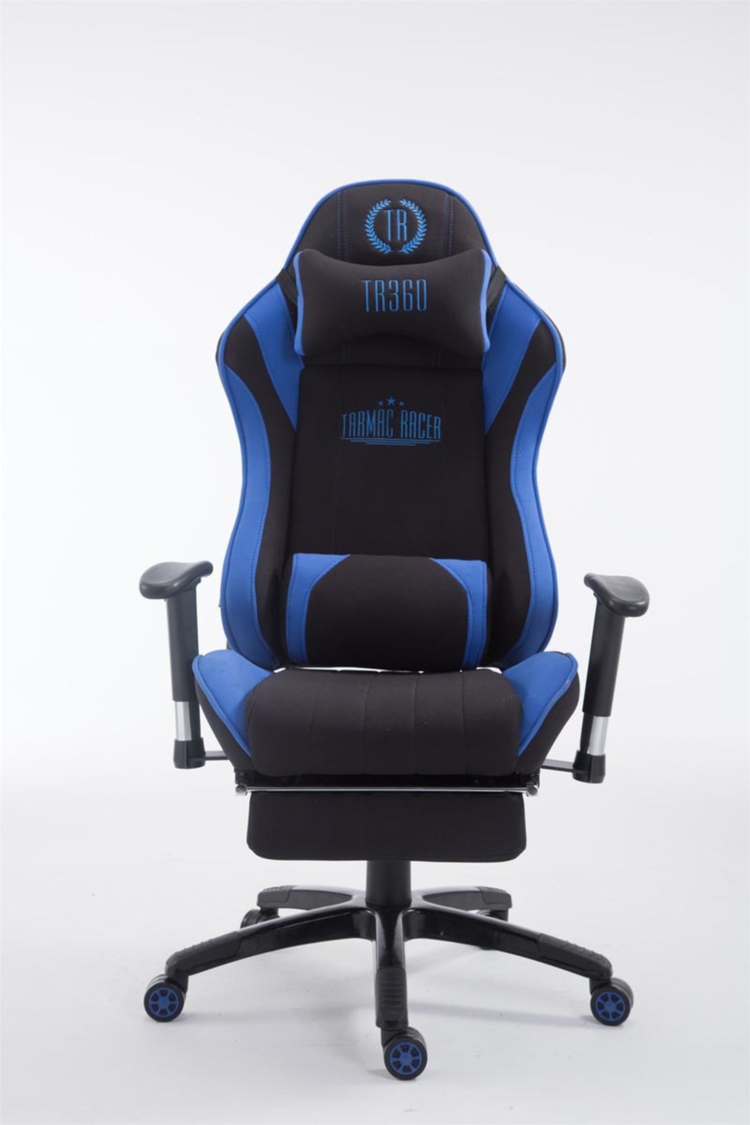 TPFLiving Racing Bürostuhl Shiva Stoff mit Fußablage TPFLiving Racing Bürostuhl Shiva Stoff mit Fußablage