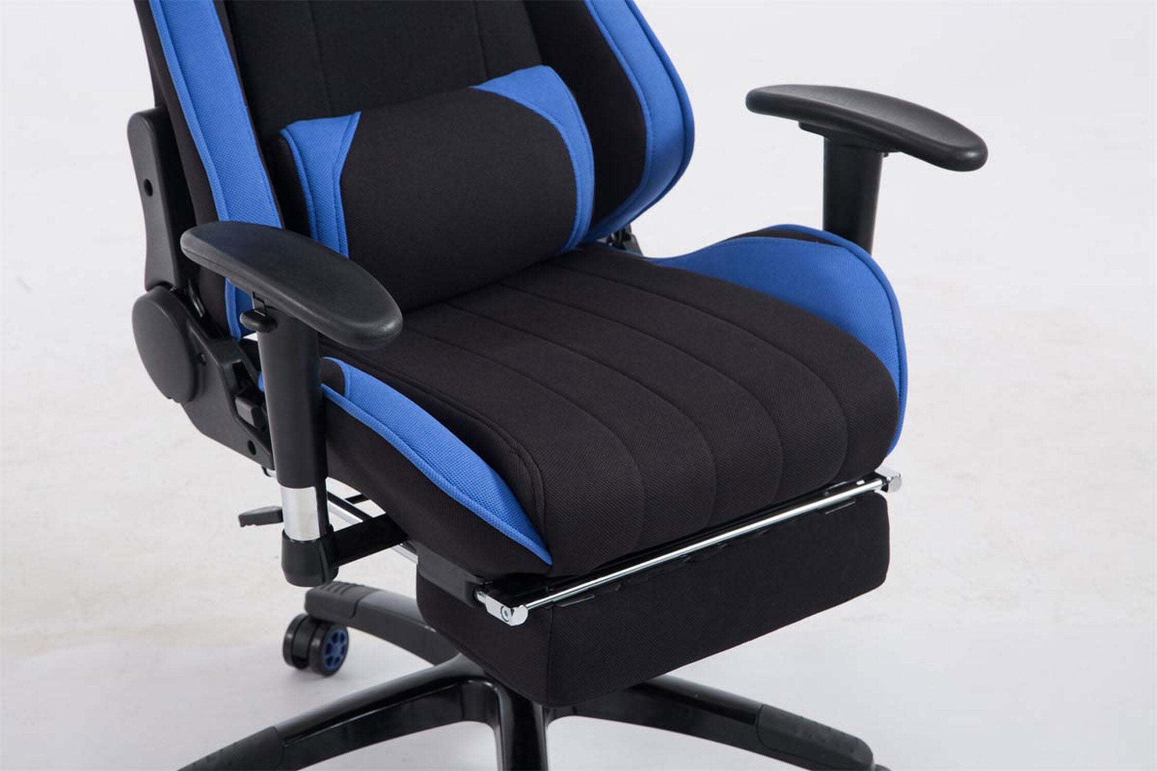 TPFLiving Racing Bürostuhl Shiva Stoff mit Fußablage TPFLiving Racing Bürostuhl Shiva Stoff mit Fußablage