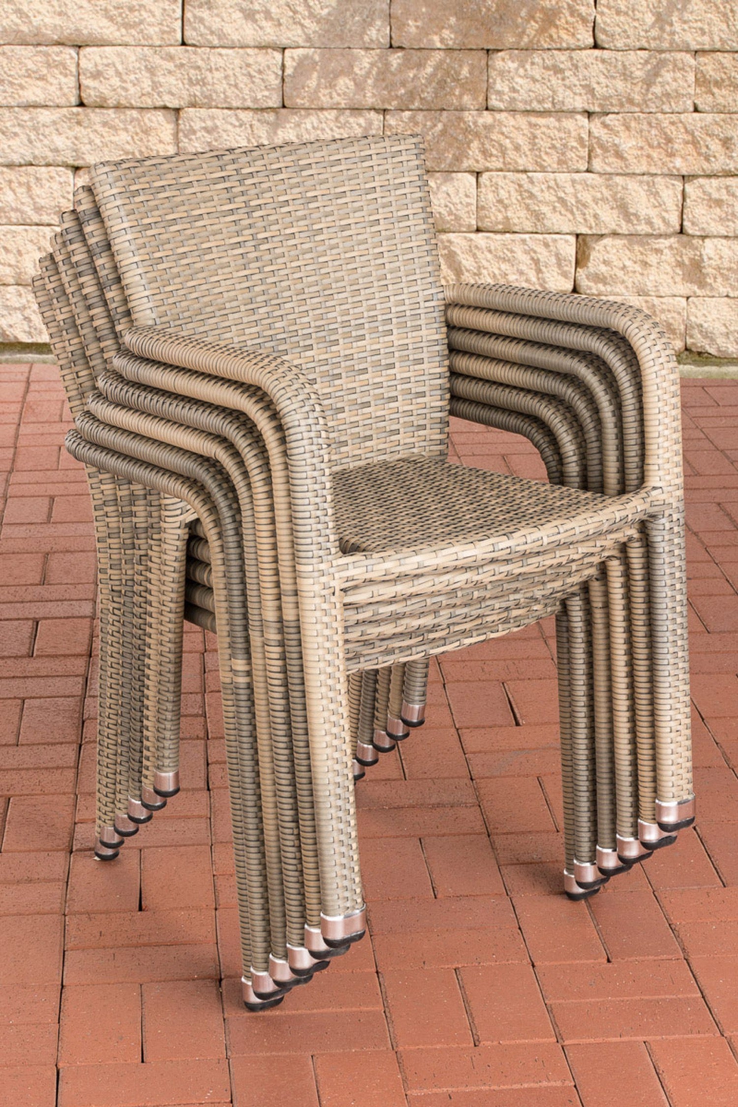 TPFGarden Polyrattan Stuhl Lenni TPFGarden Polyrattan Stuhl Lenni